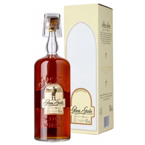 Whisky Glen Gate Scoth 4,5L i szklanka